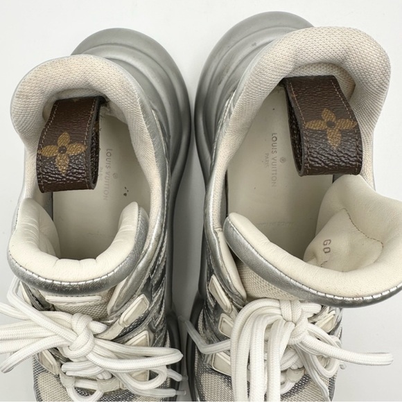 Louis Vuitton Archlight Metallic Sneakers Shoes - Picture 7 of 12
